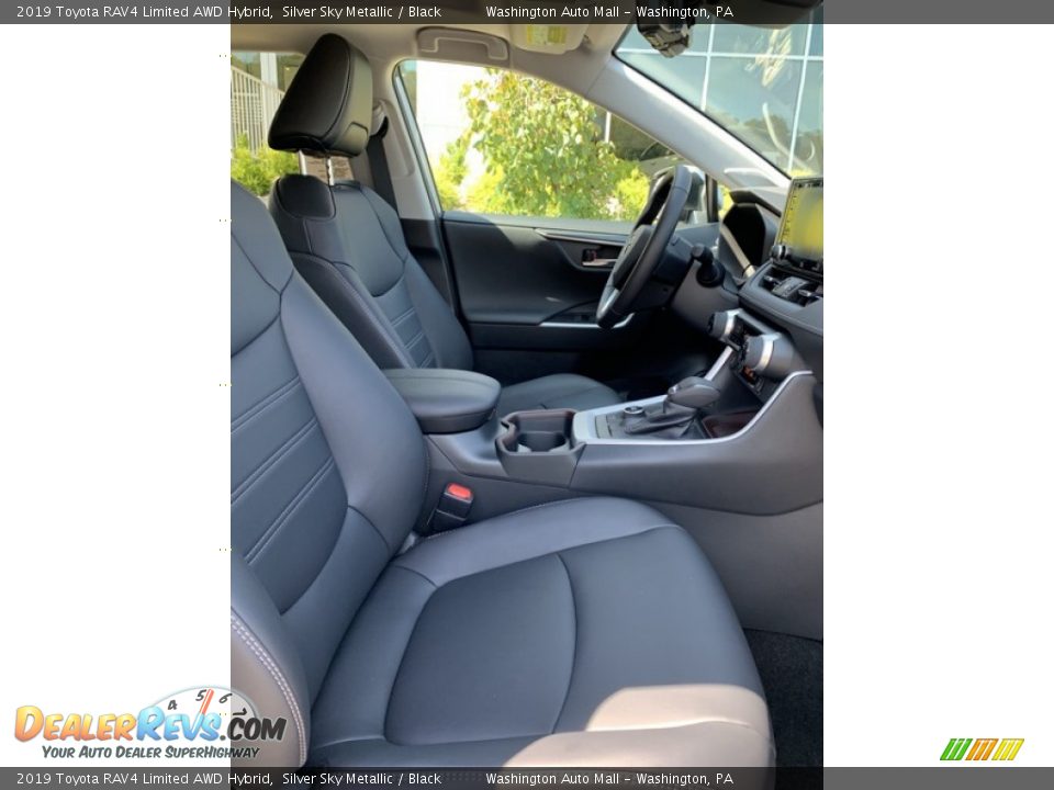 2019 Toyota RAV4 Limited AWD Hybrid Silver Sky Metallic / Black Photo #34
