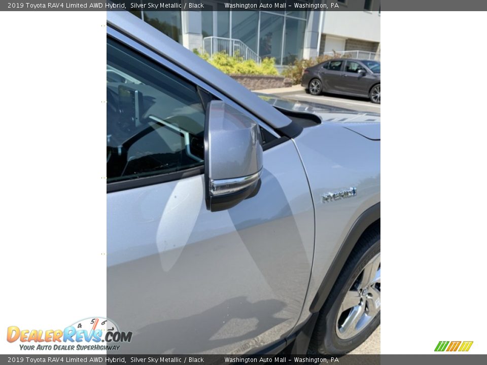 2019 Toyota RAV4 Limited AWD Hybrid Silver Sky Metallic / Black Photo #36