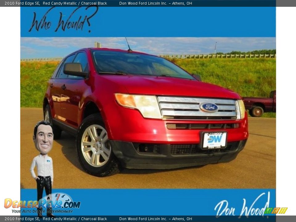 2010 Ford Edge SE Red Candy Metallic / Charcoal Black Photo #1