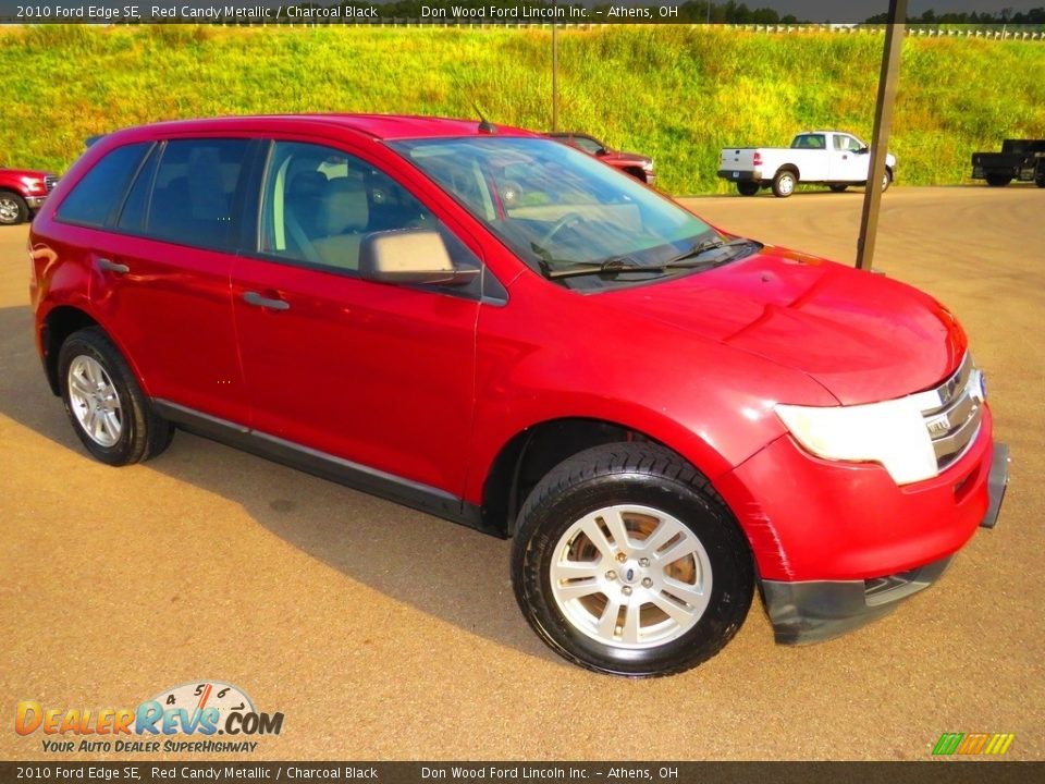 2010 Ford Edge SE Red Candy Metallic / Charcoal Black Photo #2