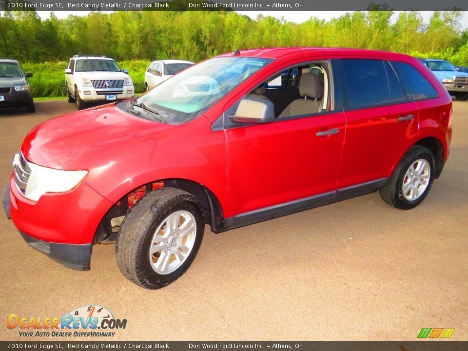 2010 Ford Edge SE Red Candy Metallic / Charcoal Black Photo #7