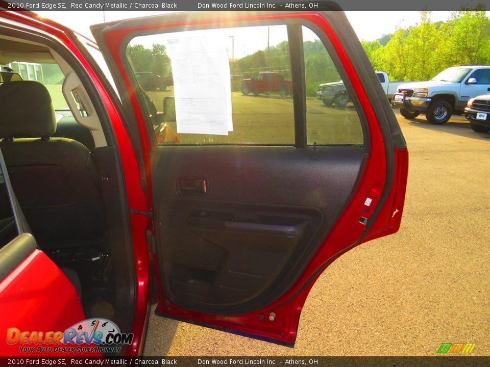 2010 Ford Edge SE Red Candy Metallic / Charcoal Black Photo #22