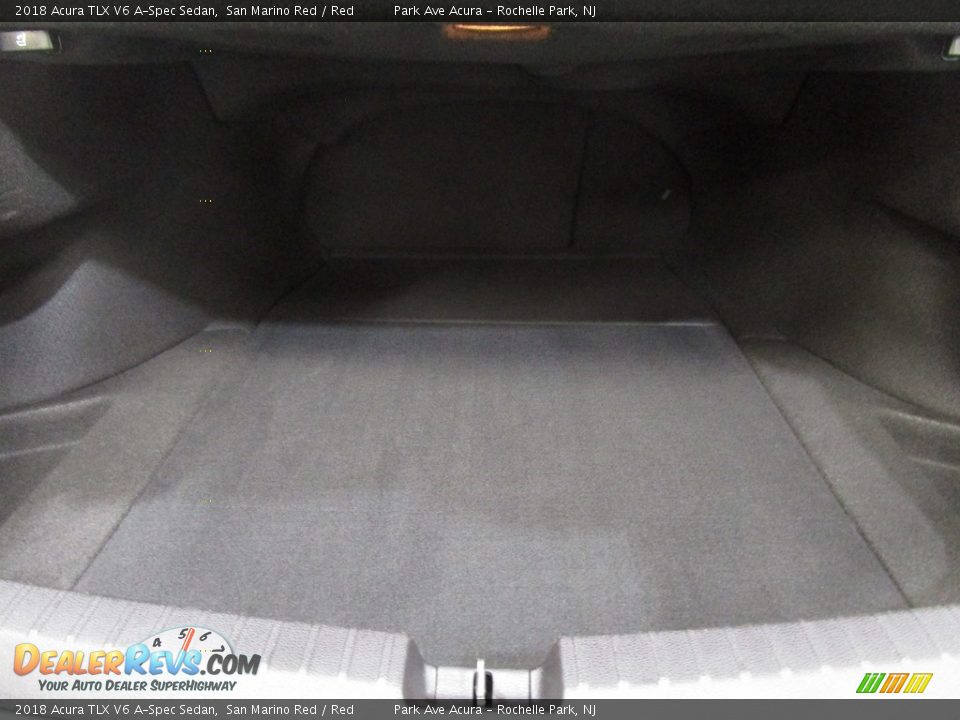 2018 Acura TLX V6 A-Spec Sedan San Marino Red / Red Photo #21