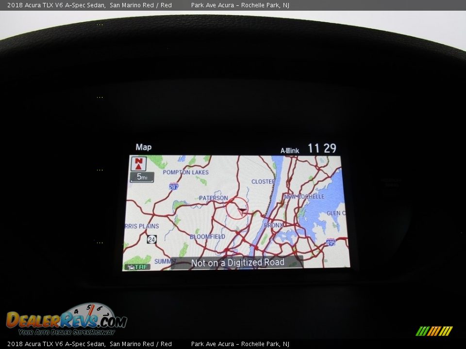 2018 Acura TLX V6 A-Spec Sedan San Marino Red / Red Photo #26