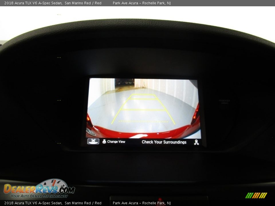 2018 Acura TLX V6 A-Spec Sedan San Marino Red / Red Photo #27