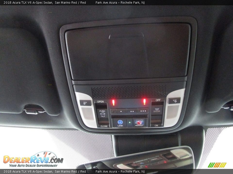 2018 Acura TLX V6 A-Spec Sedan San Marino Red / Red Photo #28