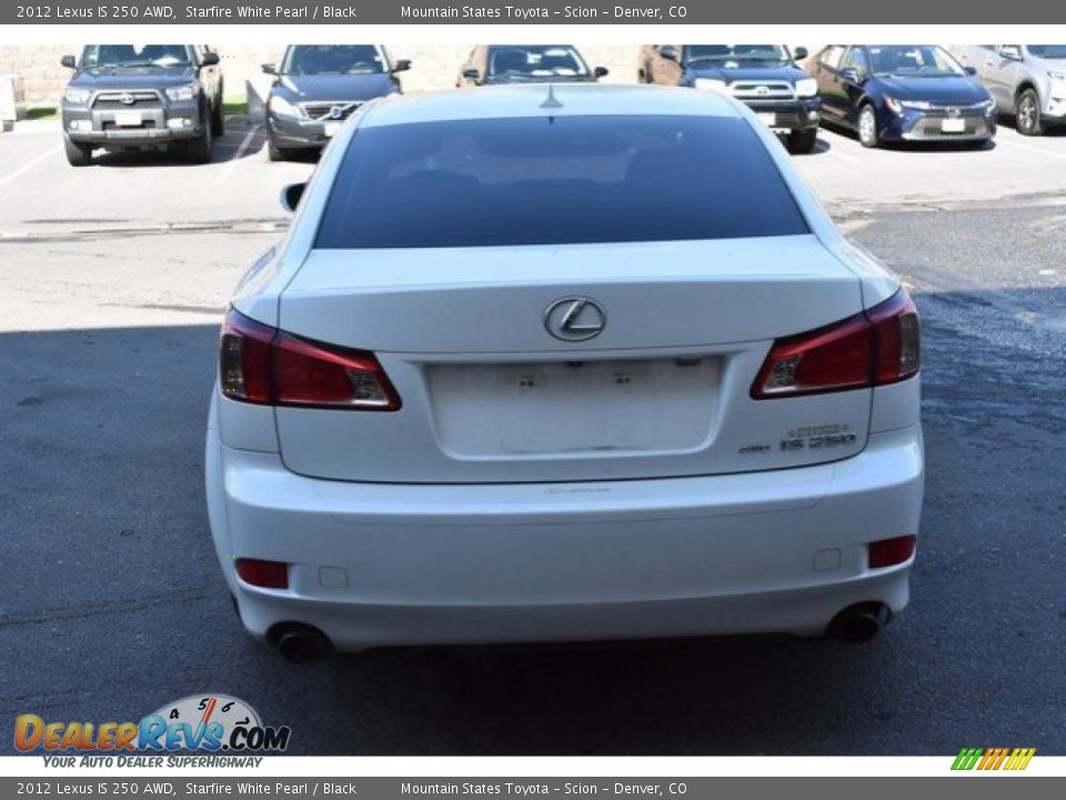 2012 Lexus IS 250 AWD Starfire White Pearl / Black Photo #5