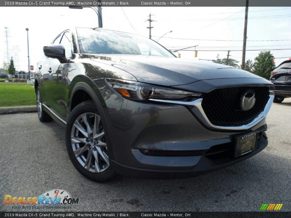2019 Mazda CX-5 Grand Touring AWD Machine Gray Metallic / Black Photo #1