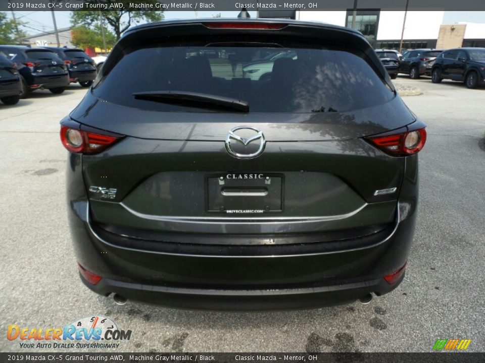 2019 Mazda CX-5 Grand Touring AWD Machine Gray Metallic / Black Photo #6