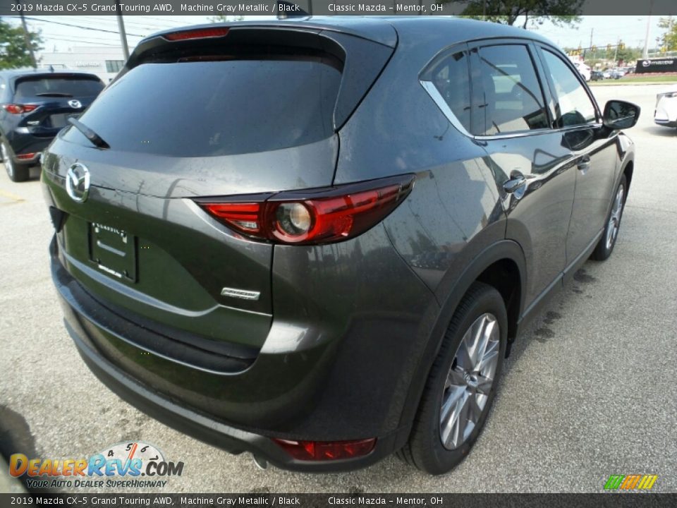 2019 Mazda CX-5 Grand Touring AWD Machine Gray Metallic / Black Photo #7