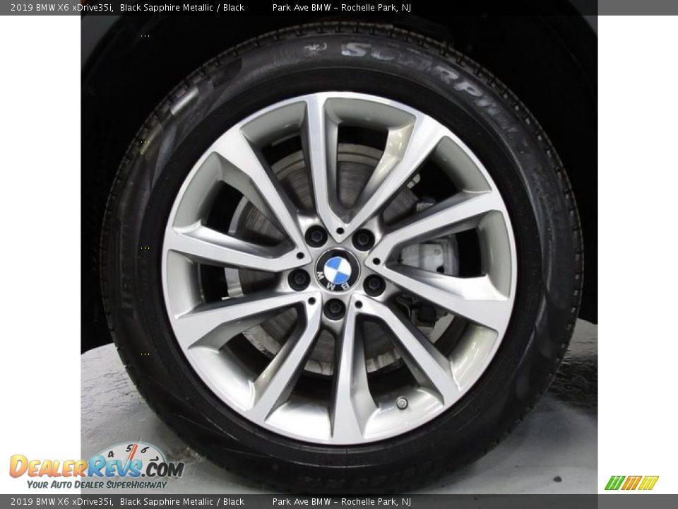 2019 BMW X6 xDrive35i Black Sapphire Metallic / Black Photo #31