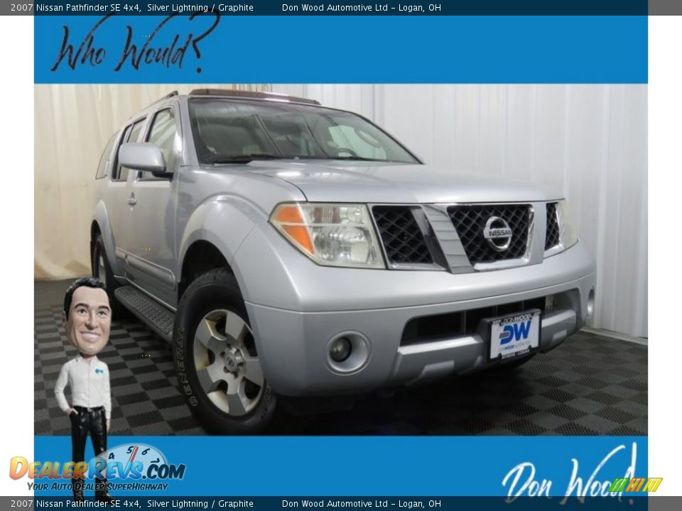 2007 Nissan Pathfinder SE 4x4 Silver Lightning / Graphite Photo #1