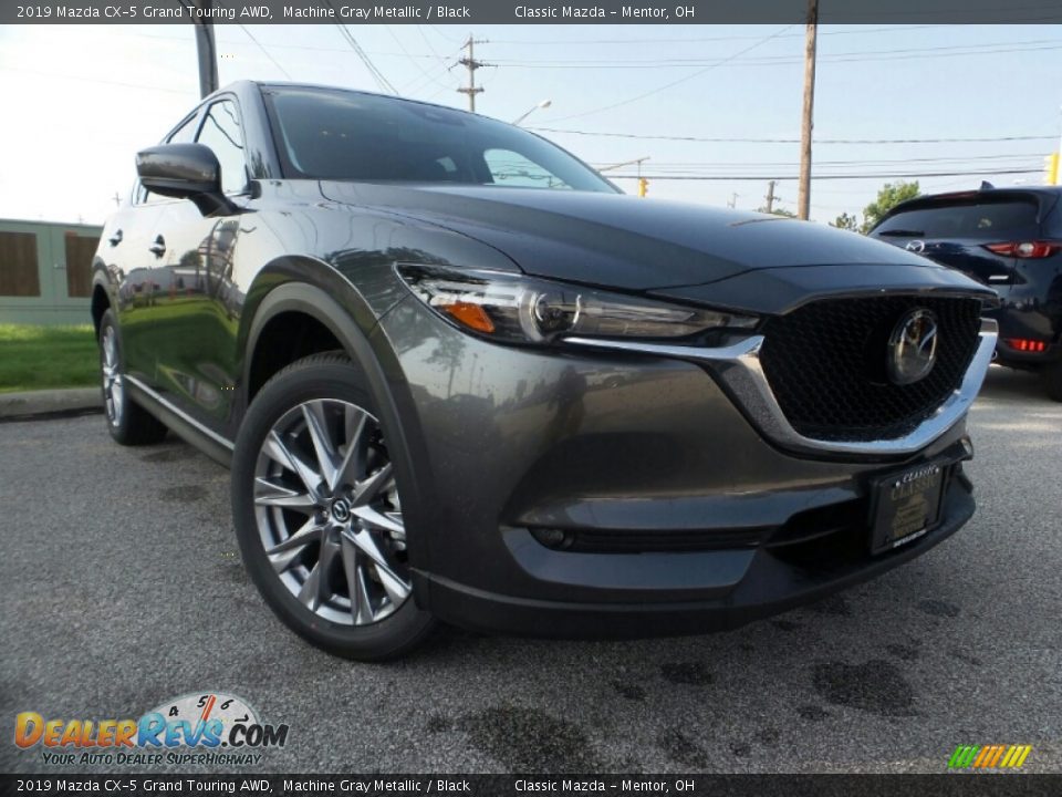 2019 Mazda CX-5 Grand Touring AWD Machine Gray Metallic / Black Photo #1