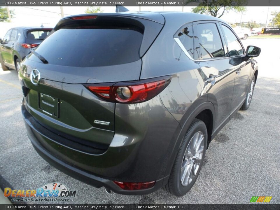 2019 Mazda CX-5 Grand Touring AWD Machine Gray Metallic / Black Photo #7