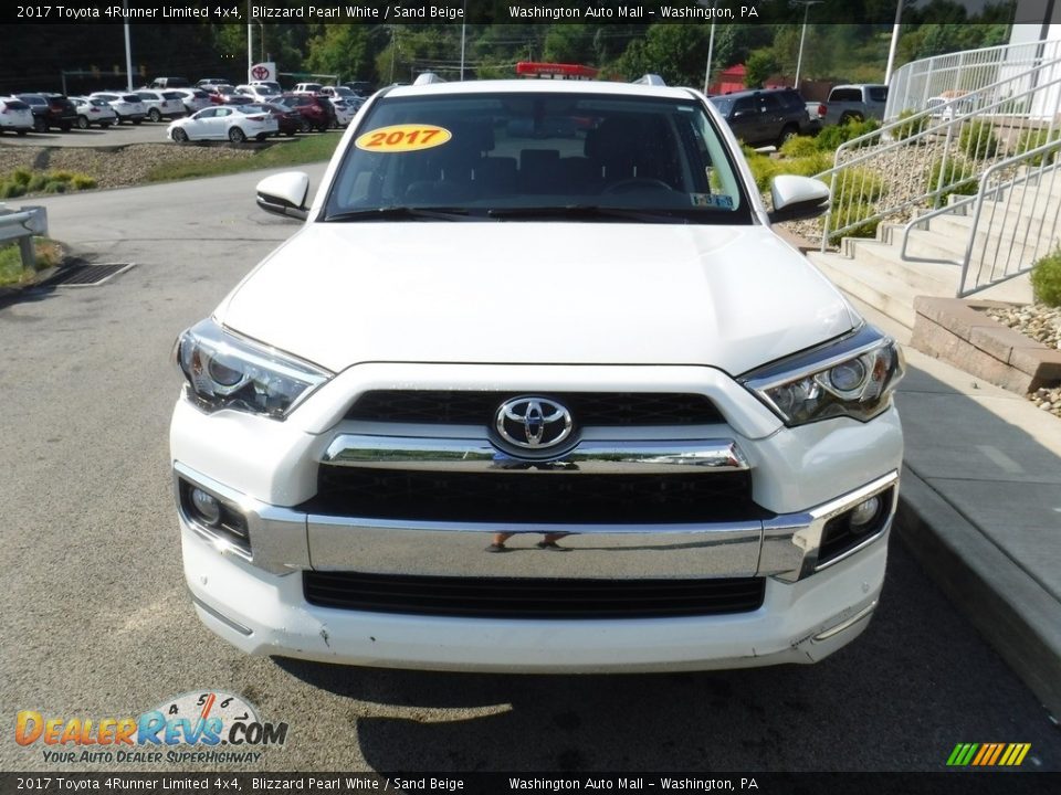 2017 Toyota 4Runner Limited 4x4 Blizzard Pearl White / Sand Beige Photo #6