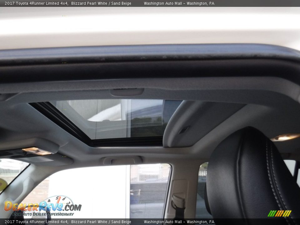 2017 Toyota 4Runner Limited 4x4 Blizzard Pearl White / Sand Beige Photo #11