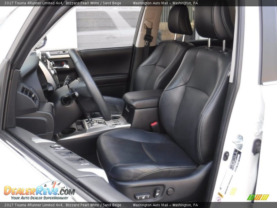 2017 Toyota 4Runner Limited 4x4 Blizzard Pearl White / Sand Beige Photo #15