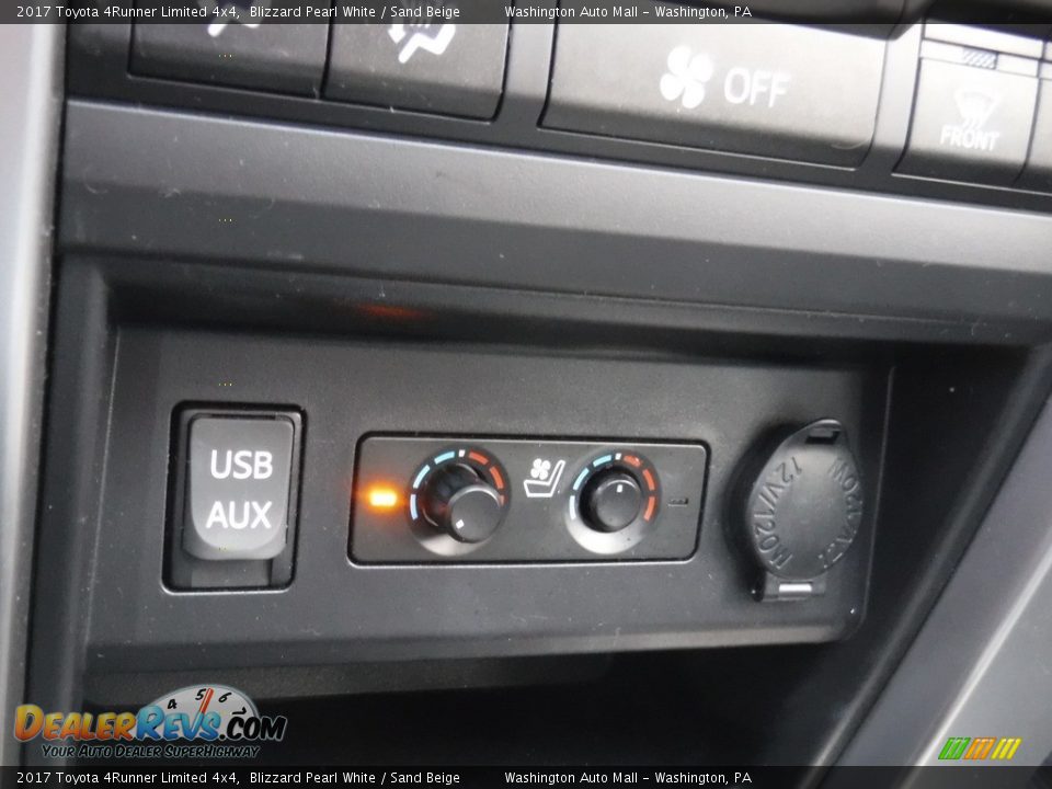 2017 Toyota 4Runner Limited 4x4 Blizzard Pearl White / Sand Beige Photo #20