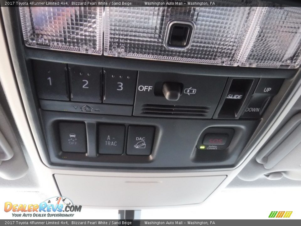 2017 Toyota 4Runner Limited 4x4 Blizzard Pearl White / Sand Beige Photo #22