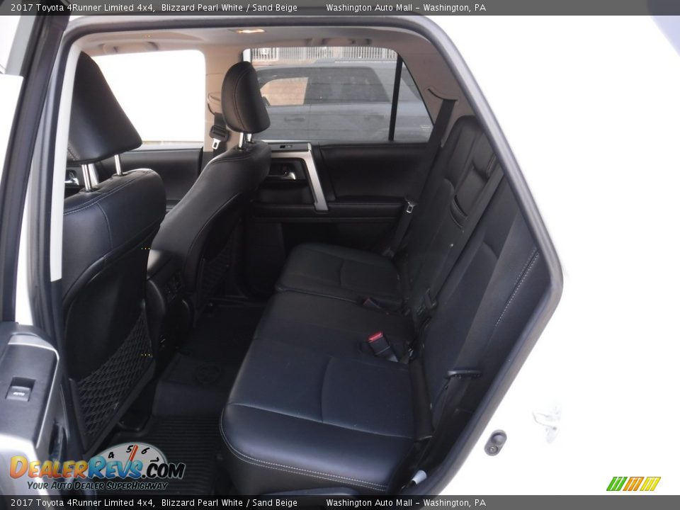 2017 Toyota 4Runner Limited 4x4 Blizzard Pearl White / Sand Beige Photo #26