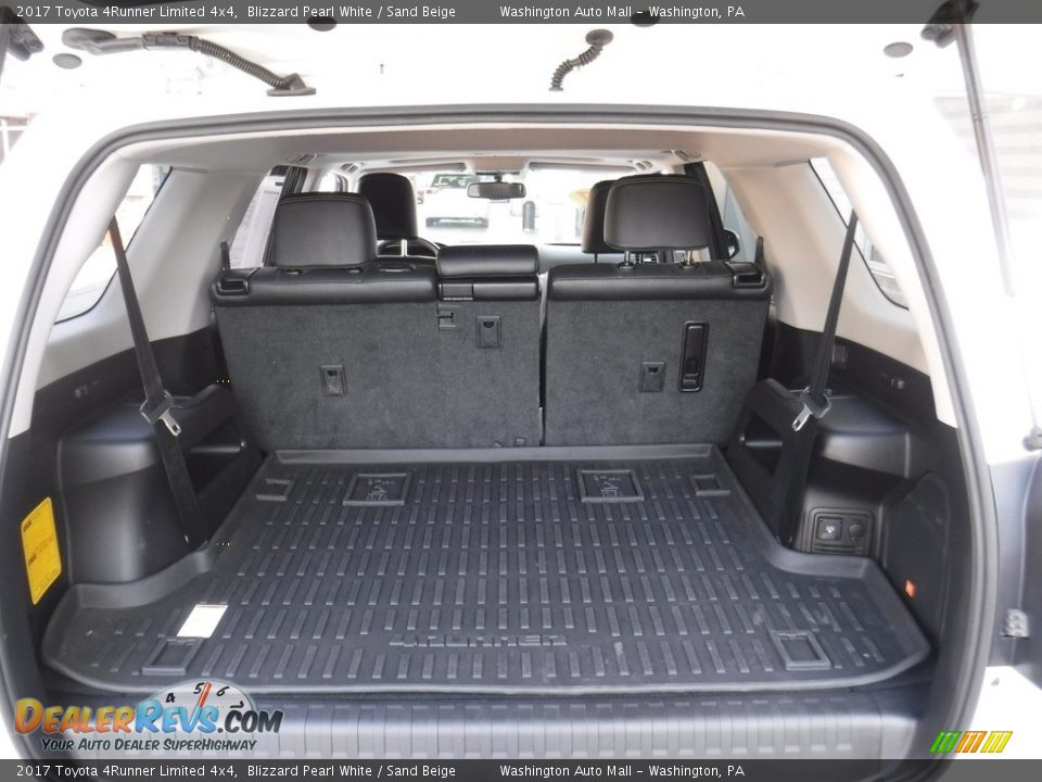 2017 Toyota 4Runner Limited 4x4 Blizzard Pearl White / Sand Beige Photo #27