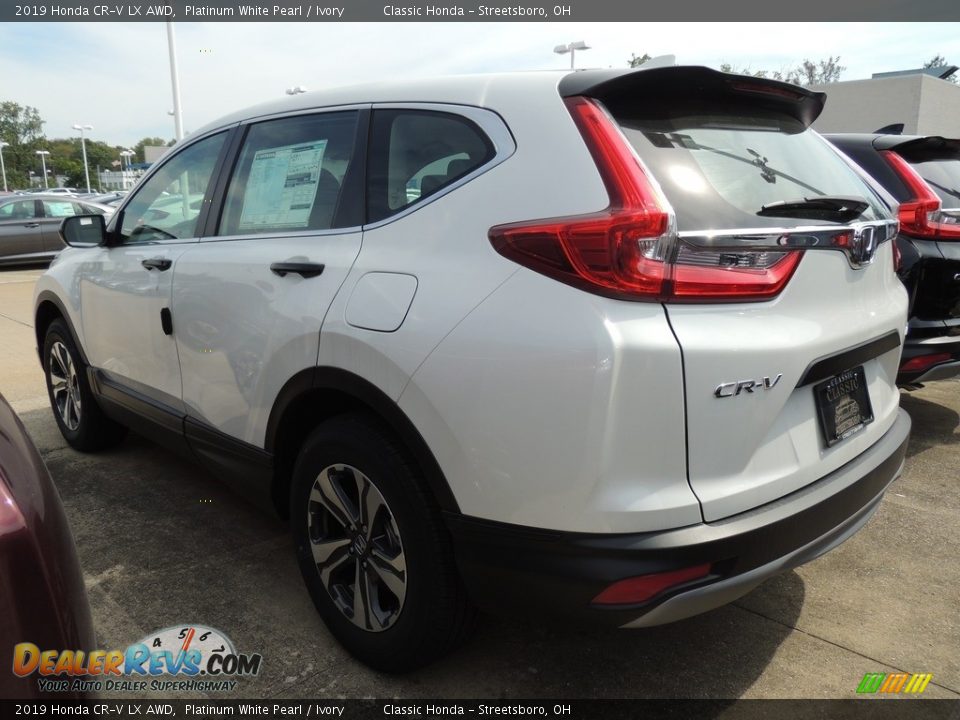 2019 Honda CR-V LX AWD Platinum White Pearl / Ivory Photo #5