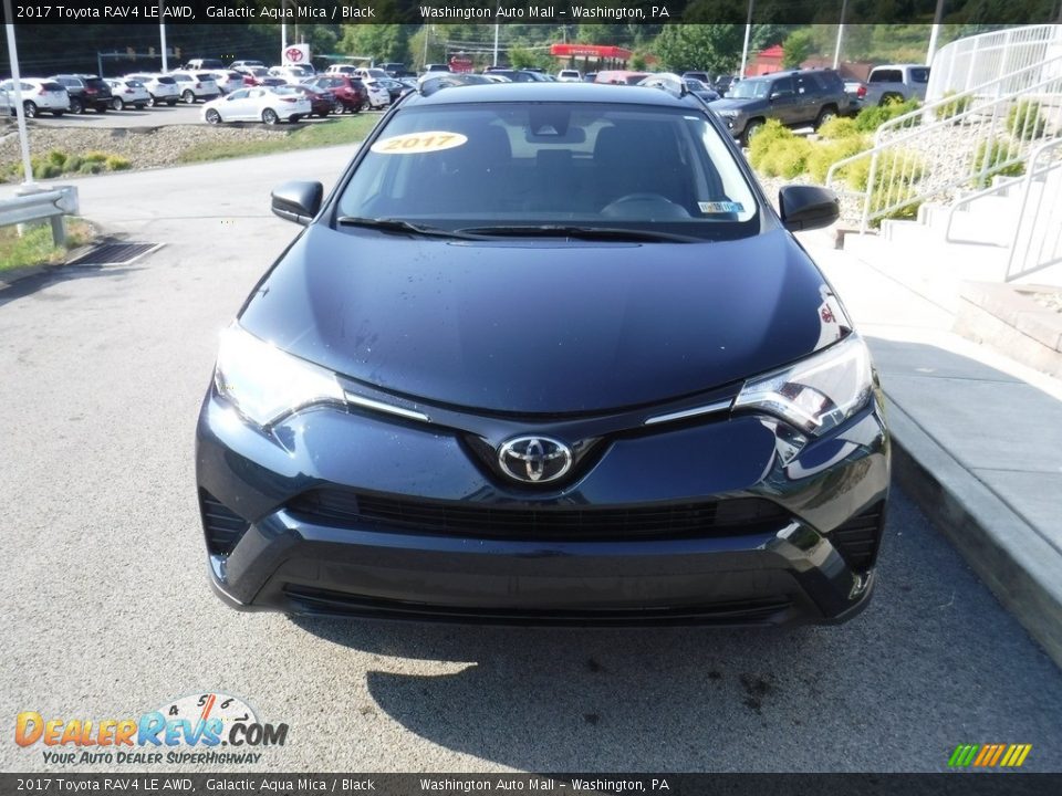 2017 Toyota RAV4 LE AWD Galactic Aqua Mica / Black Photo #4