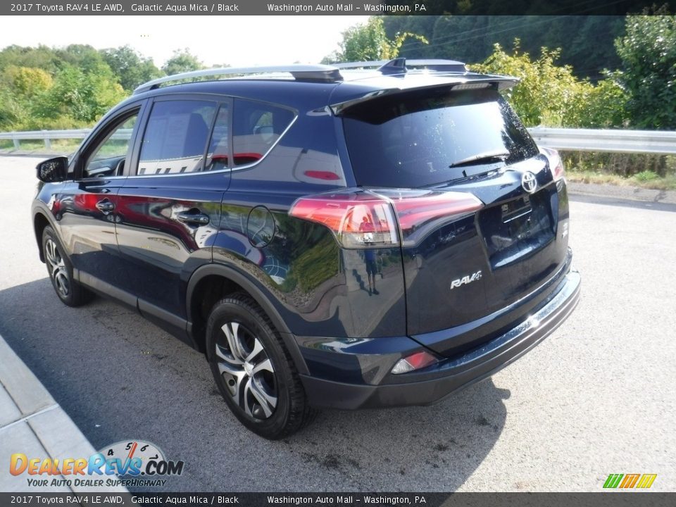 2017 Toyota RAV4 LE AWD Galactic Aqua Mica / Black Photo #7