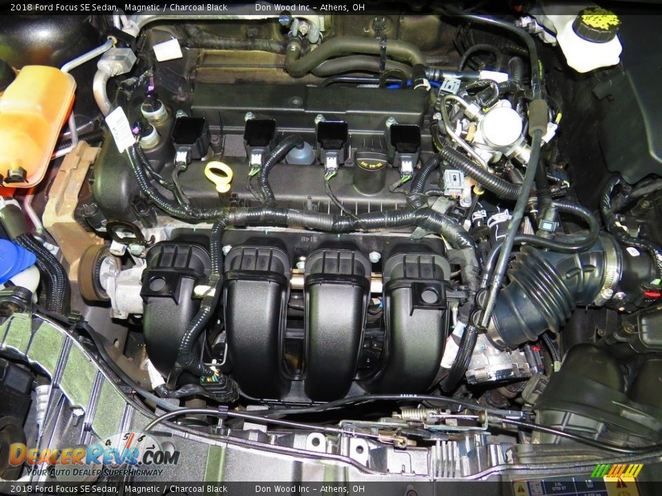 2018 Ford Focus SE Sedan Magnetic / Charcoal Black Photo #6