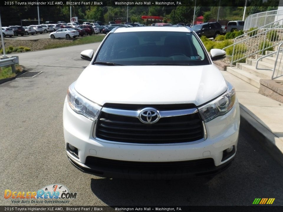 2016 Toyota Highlander XLE AWD Blizzard Pearl / Black Photo #5