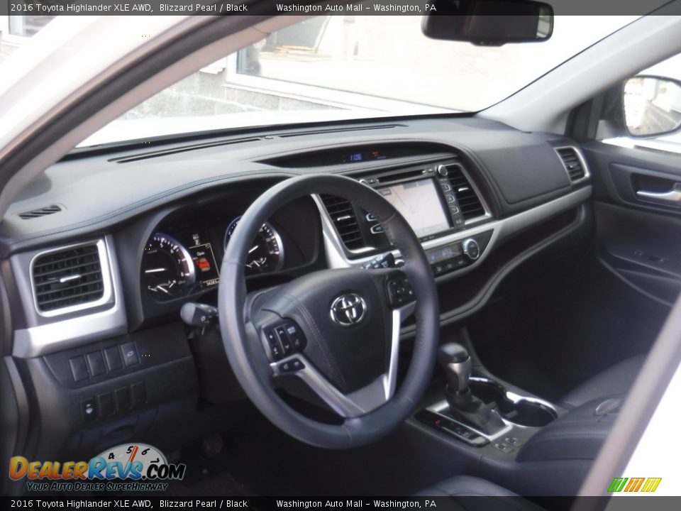 2016 Toyota Highlander XLE AWD Blizzard Pearl / Black Photo #12