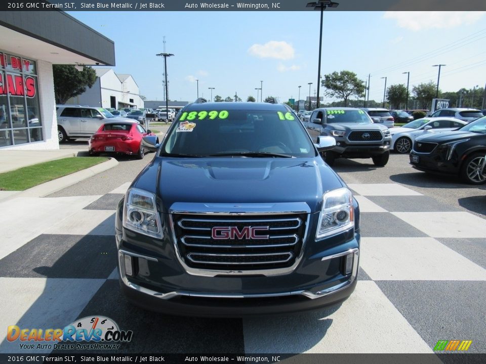 2016 GMC Terrain SLT Slate Blue Metallic / Jet Black Photo #2