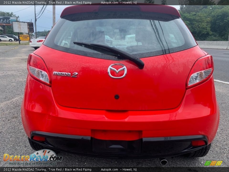 2012 Mazda MAZDA2 Touring True Red / Black w/Red Piping Photo #3