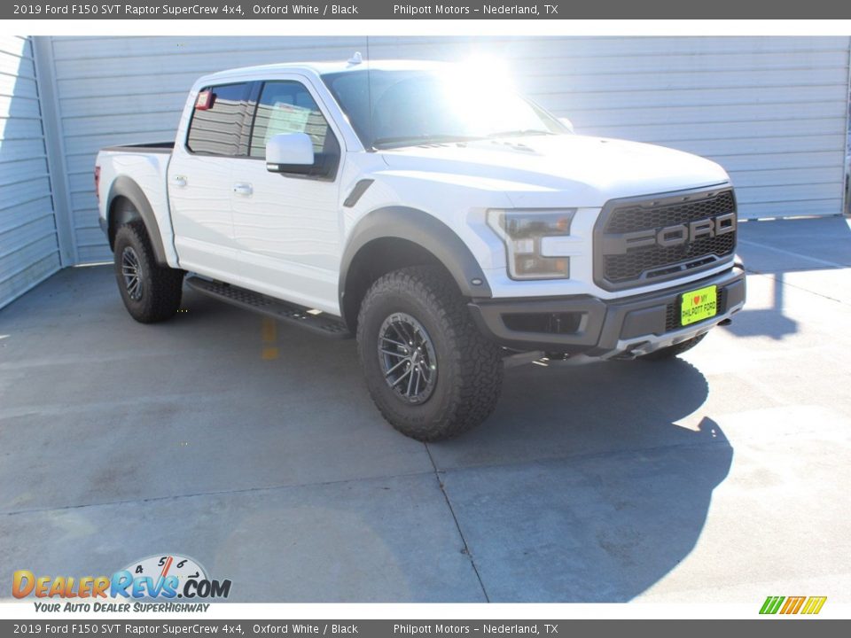 2019 Ford F150 SVT Raptor SuperCrew 4x4 Oxford White / Black Photo #2