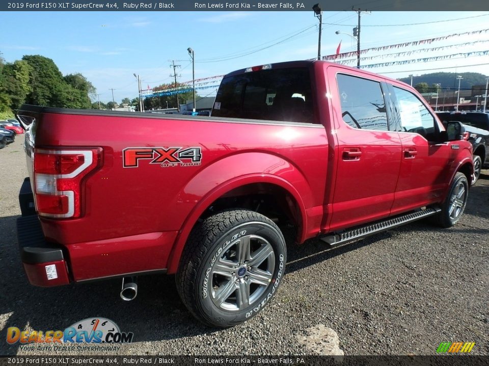 2019 Ford F150 XLT SuperCrew 4x4 Ruby Red / Black Photo #2