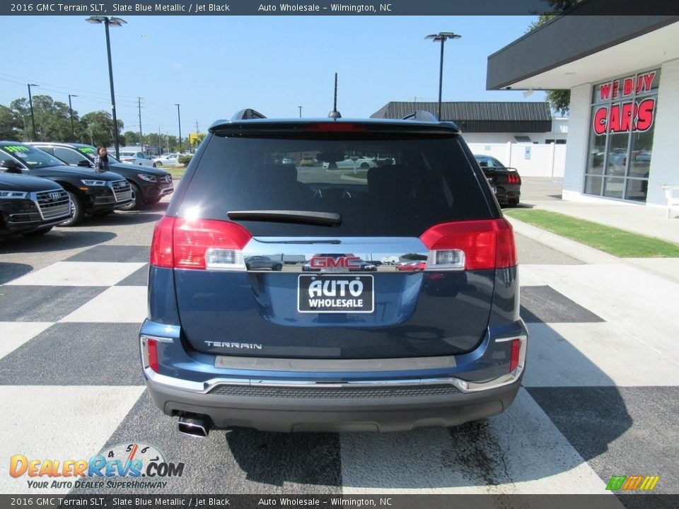 2016 GMC Terrain SLT Slate Blue Metallic / Jet Black Photo #4