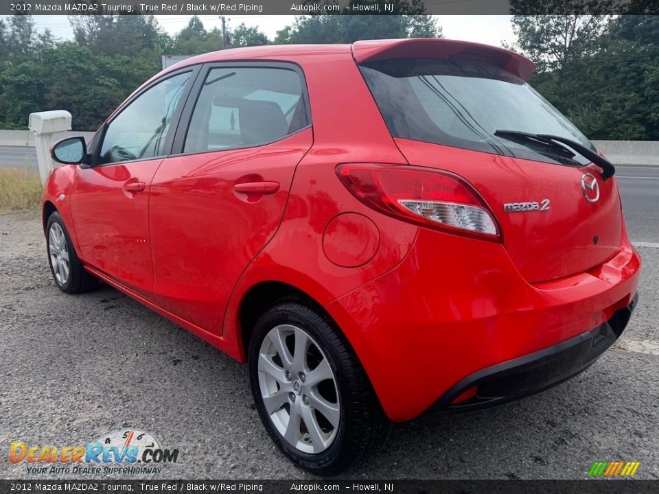 2012 Mazda MAZDA2 Touring True Red / Black w/Red Piping Photo #4