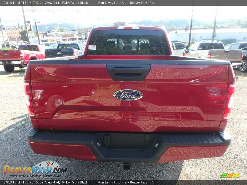 2019 Ford F150 XLT SuperCrew 4x4 Ruby Red / Black Photo #3