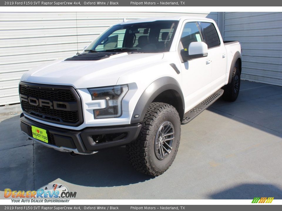 2019 Ford F150 SVT Raptor SuperCrew 4x4 Oxford White / Black Photo #4