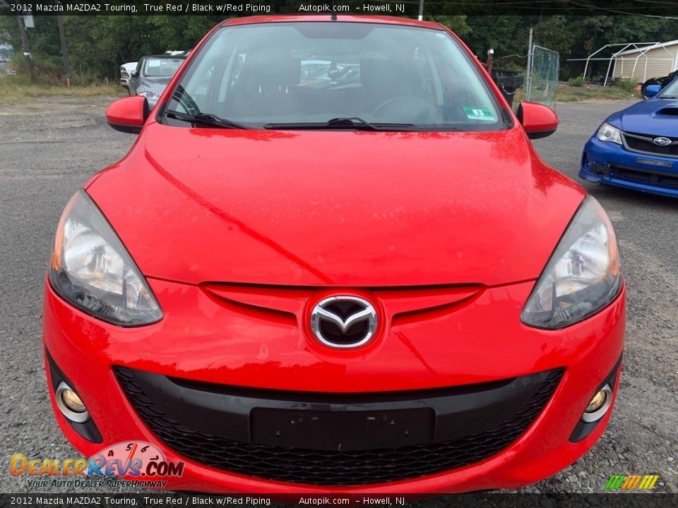 2012 Mazda MAZDA2 Touring True Red / Black w/Red Piping Photo #8