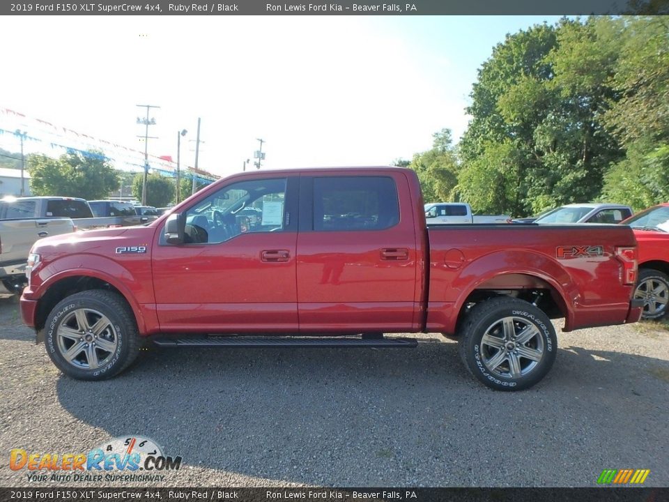 2019 Ford F150 XLT SuperCrew 4x4 Ruby Red / Black Photo #5