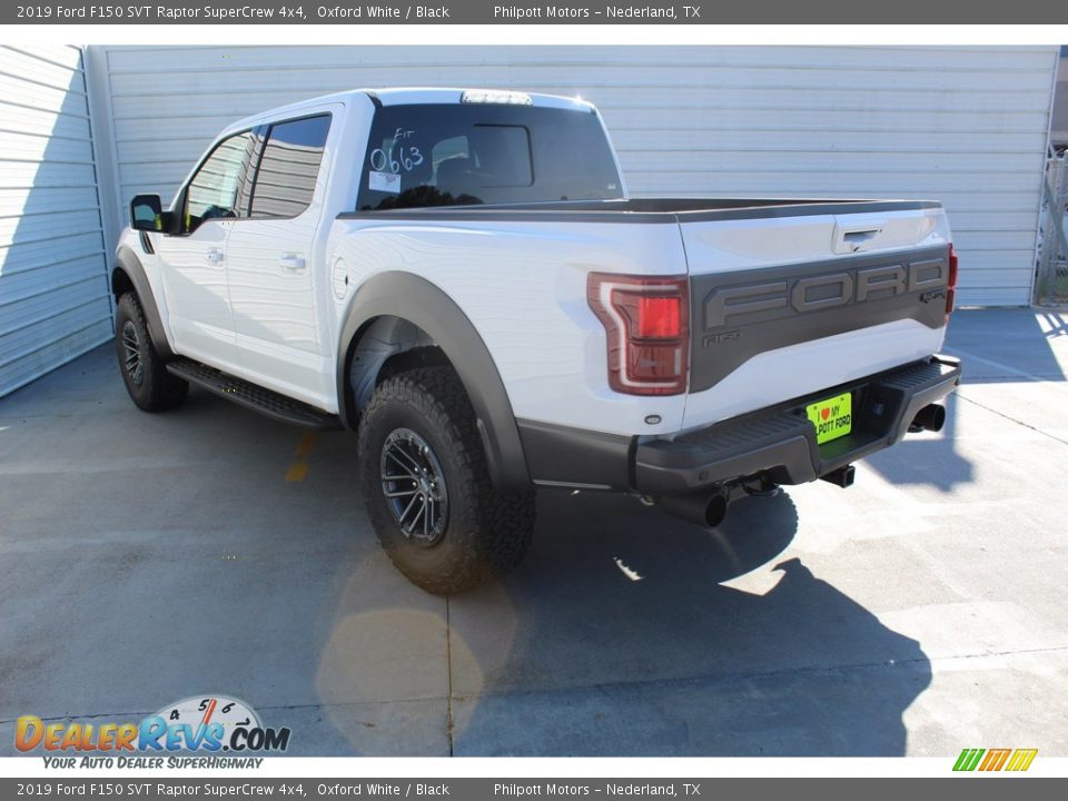 2019 Ford F150 SVT Raptor SuperCrew 4x4 Oxford White / Black Photo #6