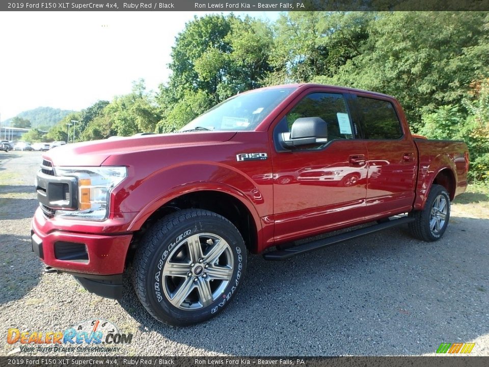 2019 Ford F150 XLT SuperCrew 4x4 Ruby Red / Black Photo #6