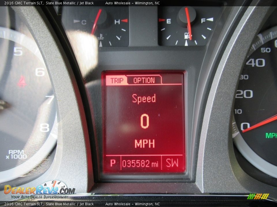2016 GMC Terrain SLT Slate Blue Metallic / Jet Black Photo #16