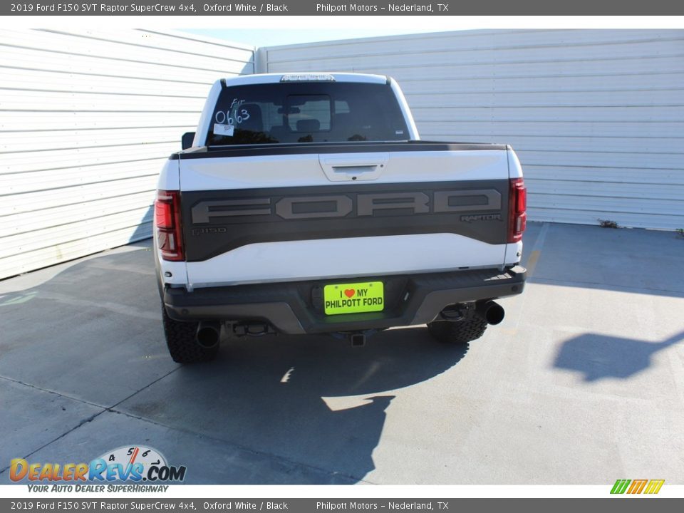 2019 Ford F150 SVT Raptor SuperCrew 4x4 Oxford White / Black Photo #7