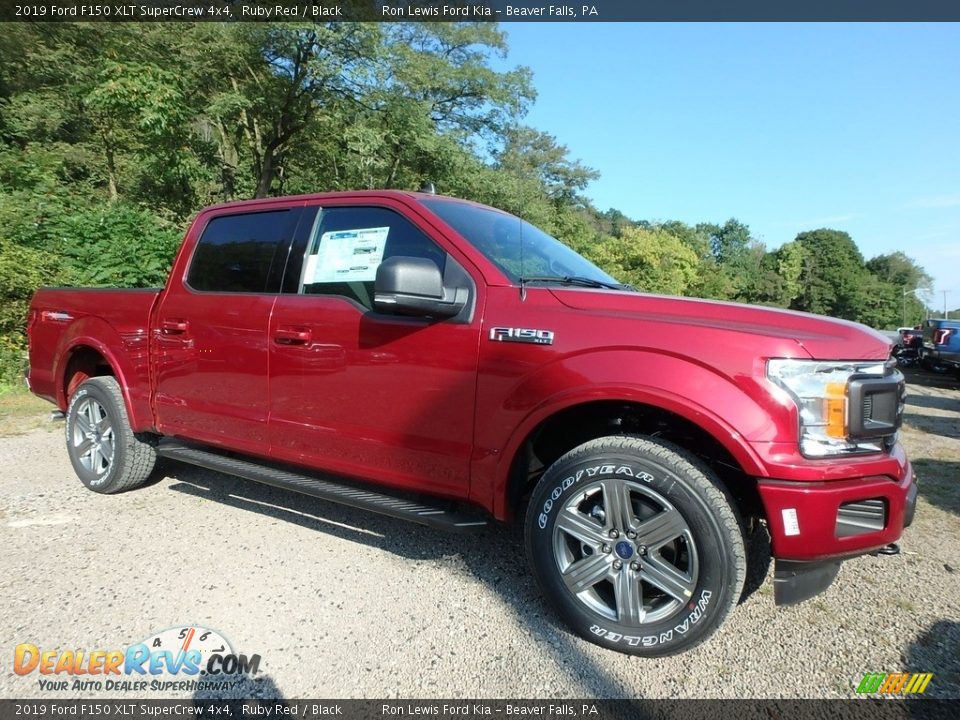 2019 Ford F150 XLT SuperCrew 4x4 Ruby Red / Black Photo #8