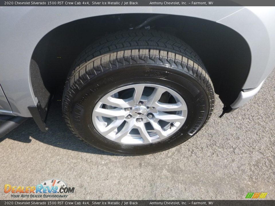 2020 Chevrolet Silverado 1500 RST Crew Cab 4x4 Silver Ice Metallic / Jet Black Photo #2
