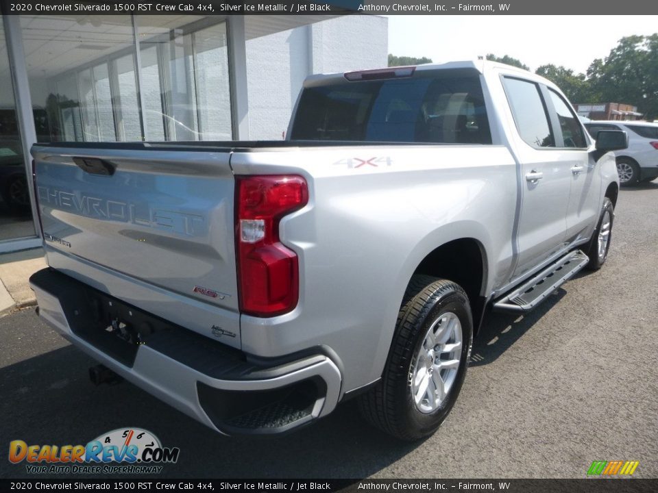 2020 Chevrolet Silverado 1500 RST Crew Cab 4x4 Silver Ice Metallic / Jet Black Photo #3