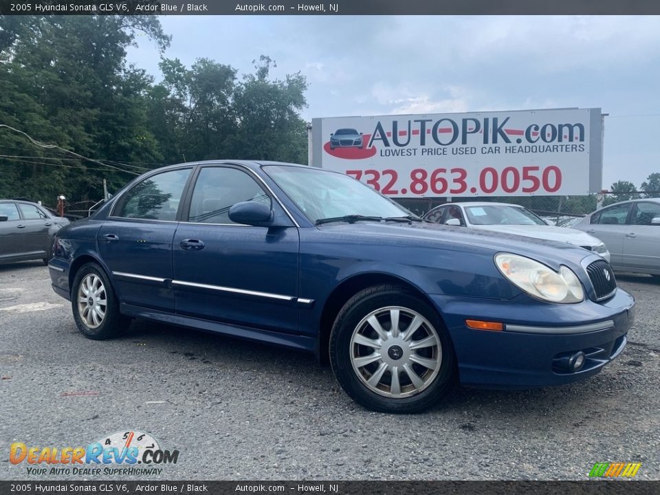 2005 Hyundai Sonata GLS V6 Ardor Blue / Black Photo #1