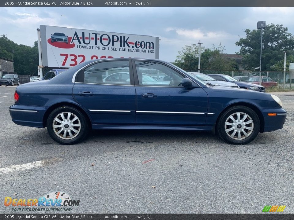 2005 Hyundai Sonata GLS V6 Ardor Blue / Black Photo #2